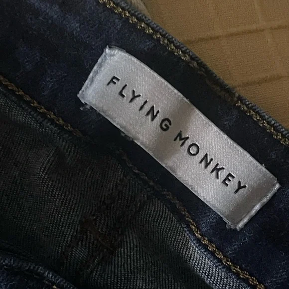 Flying Monkey - Dark Blue Flare Jeans - Picture 5 of 7